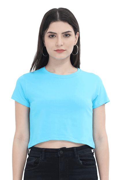 Plain women's Crop Top - Casual and Cool Looks