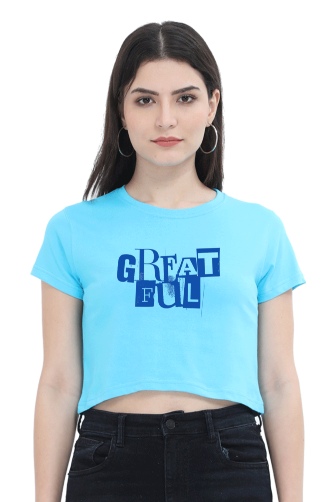 Women's Graphic Crop Tops – Express Your Style