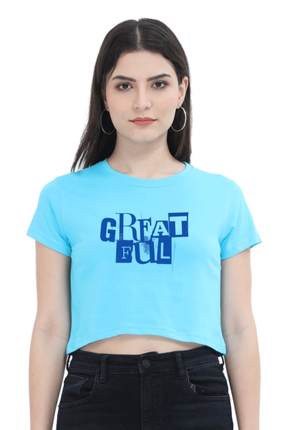 Women's Graphic Crop Tops – Express Your Style