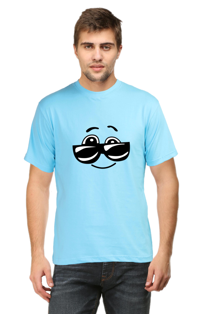 Smiley Round Neck T-Shirts Your Go-To for Casual Wear