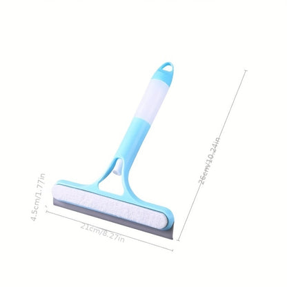 Cleaning brush with measurements on a white background