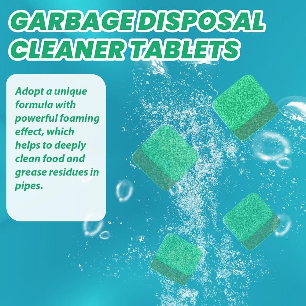 Garbage Disposal Cleaner Deodorizer Tablets (Pack of 12) - Home Improvement