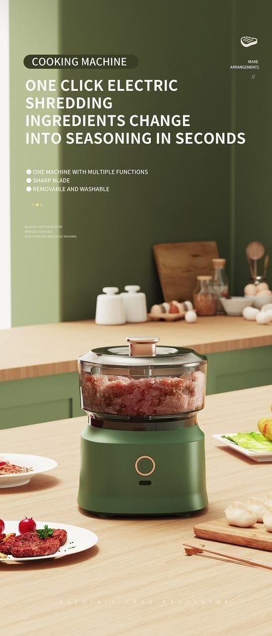 Wireless Portable Food Chopper - Kitchen Appliances