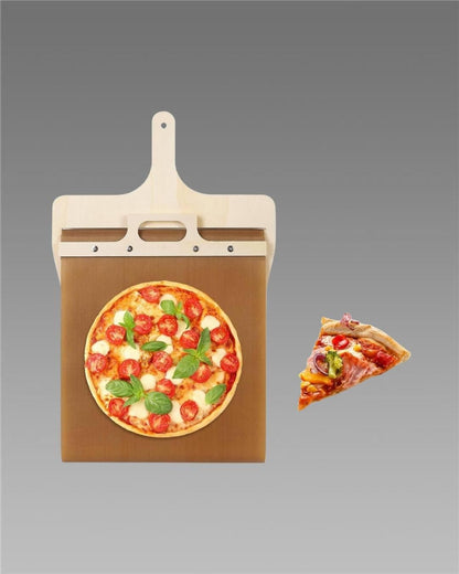 Wooden Pizza Paddle with Smooth Handle for Transfer The Pizza Crust - Kitchen Appliances