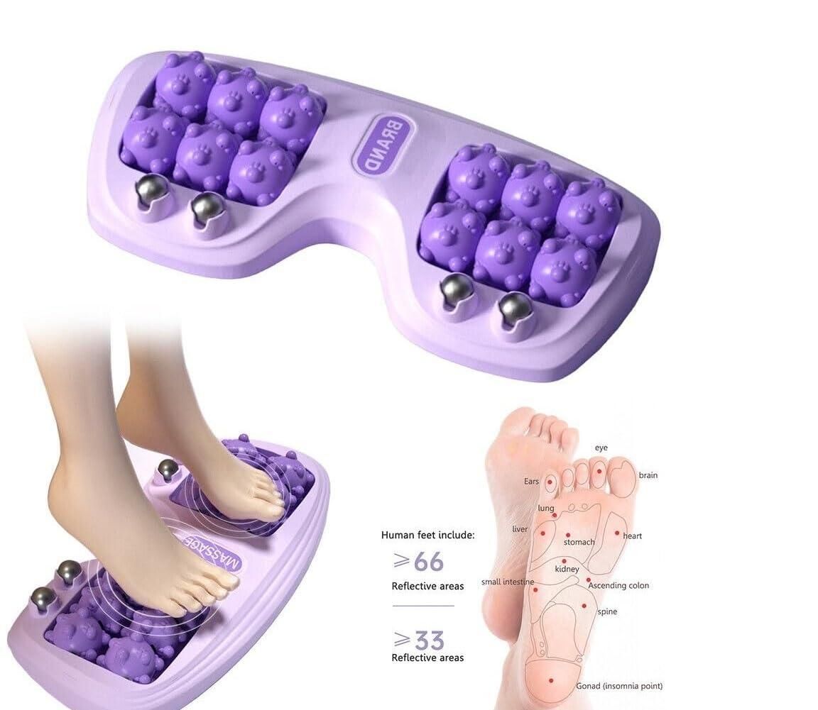 Foot Massager 12 Balls Roller 4 Magnetic Beads - Health Care