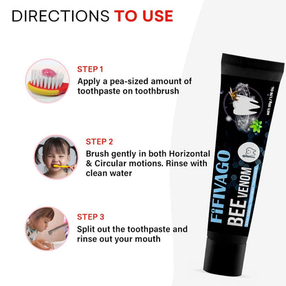 Bee Venom Stain Removal Treatment Toothpaste 50gram - Health Care