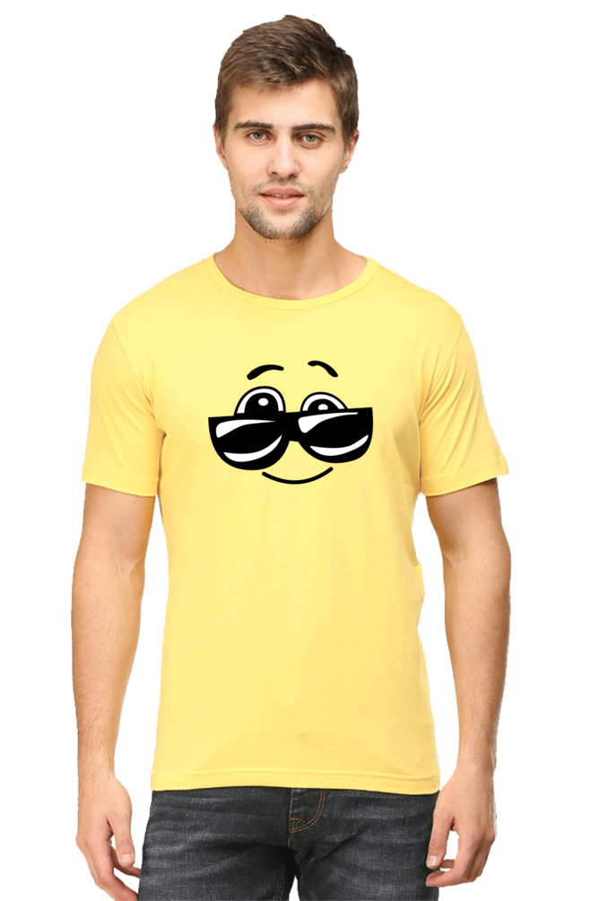 Smiley Round Neck T-Shirts Your Go-To for Casual Wear