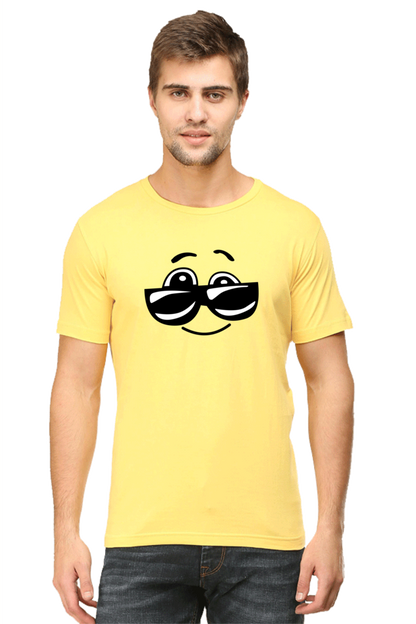 Smiley Round Neck T-Shirts Your Go-To for Casual Wear