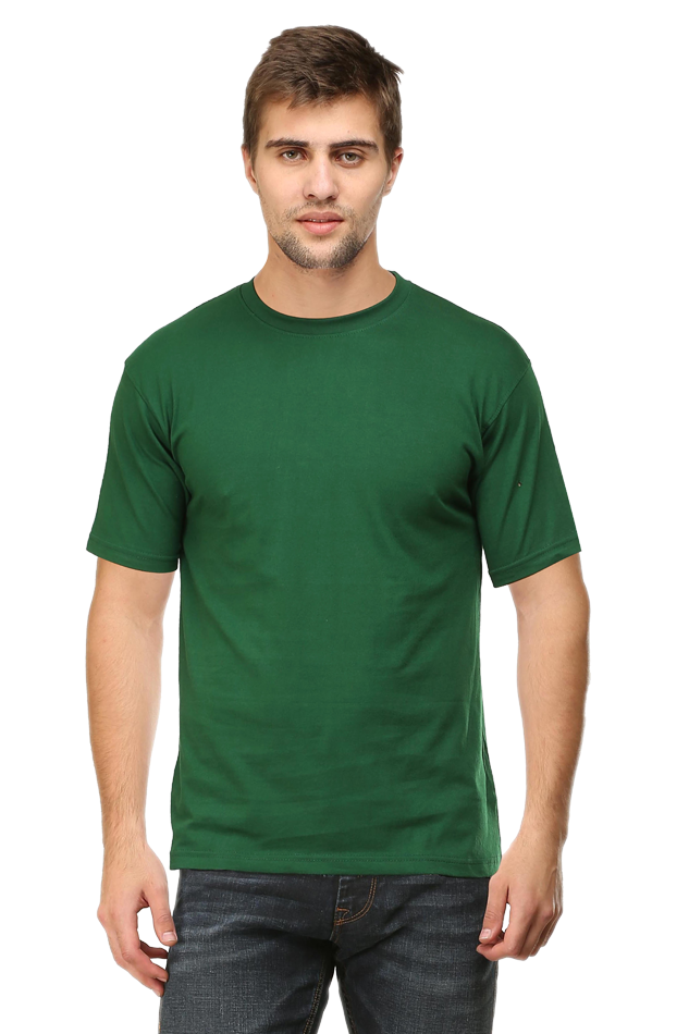 Plain Unisex Round Neck Classic T-Shirt - Soft Cotton, Perfect Fit, Timeless Style