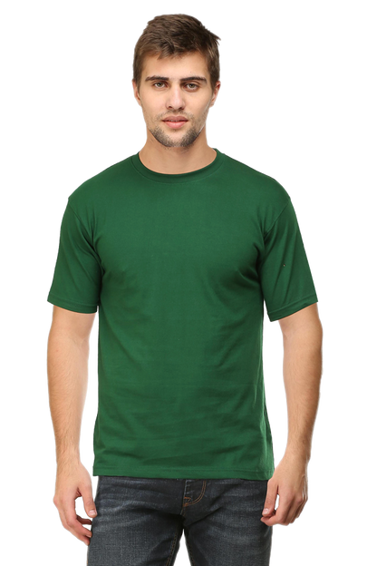 Plain Unisex Round Neck Classic T-Shirt - Soft Cotton, Perfect Fit, Timeless Style