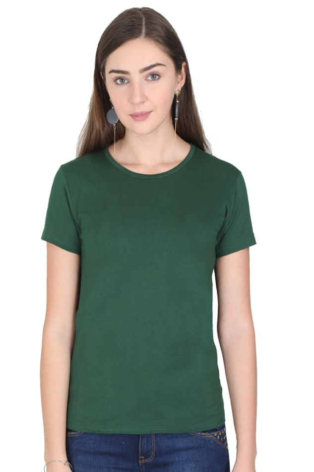 Plain Women's T-Shirt - Soft, Comfortable, & Fashionable