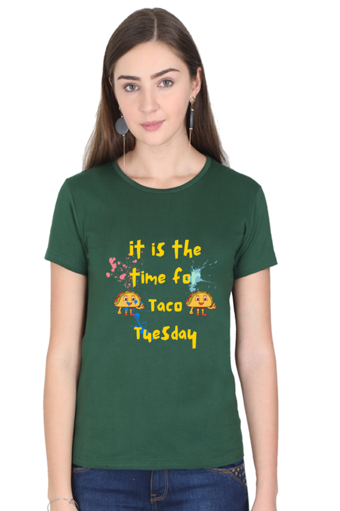 Taco Tuesday graphics women's Tshirt