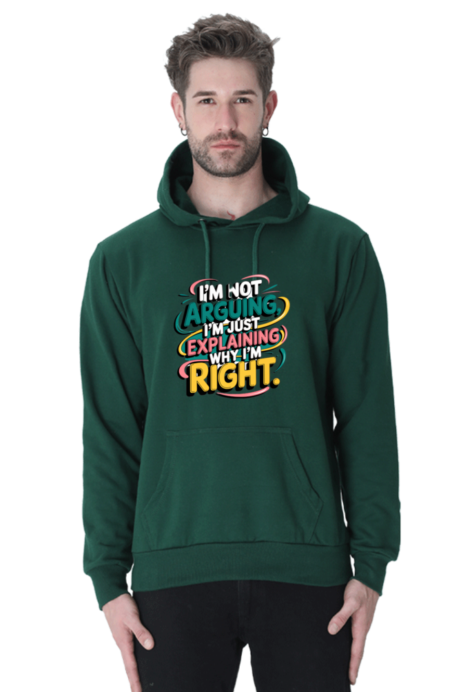 Iam Right printed hoodies - casual & Activewear