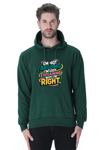 Iam Right printed hoodies - casual & Activewear