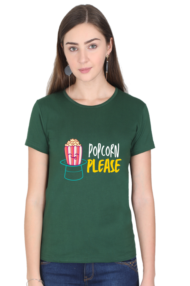 Popcorn lovers women's T-shirt