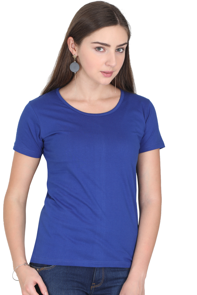 Plain Women's T-Shirt - Soft, Comfortable, & Fashionable