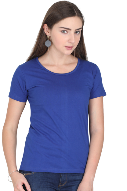 Plain Women's T-Shirt - Soft, Comfortable, & Fashionable