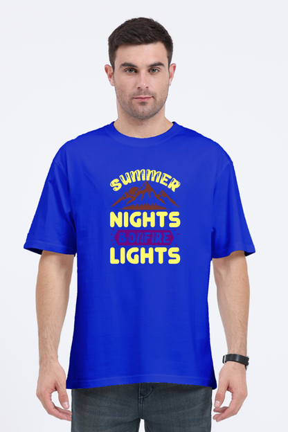 Summer Night Bonfire Light Oversized Classic T-Shirts You’ll Love