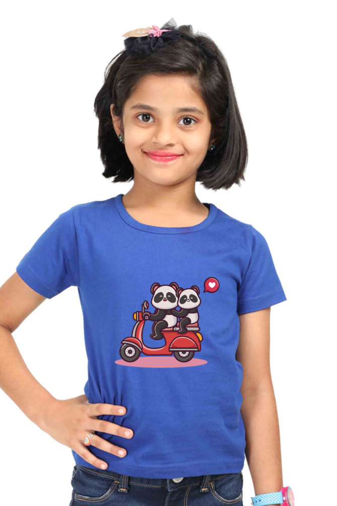 Panda Rider Girls T-Shirt