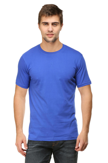 Plain Unisex Round Neck Classic T-Shirt - Soft Cotton, Perfect Fit, Timeless Style