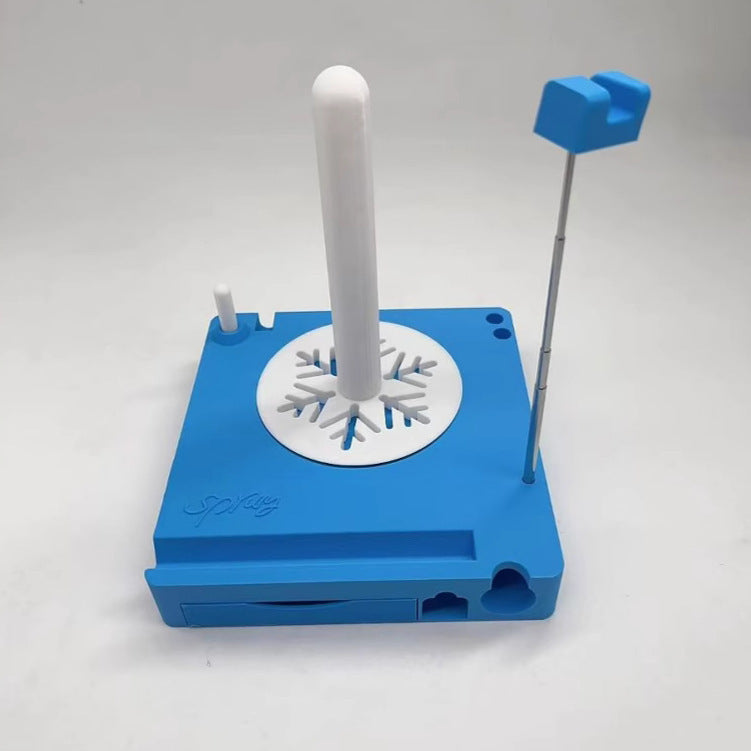 Cross-border Multi-Functional Yarn Spool Box Shiny Portable Multifunctional Yarn Shaft Box