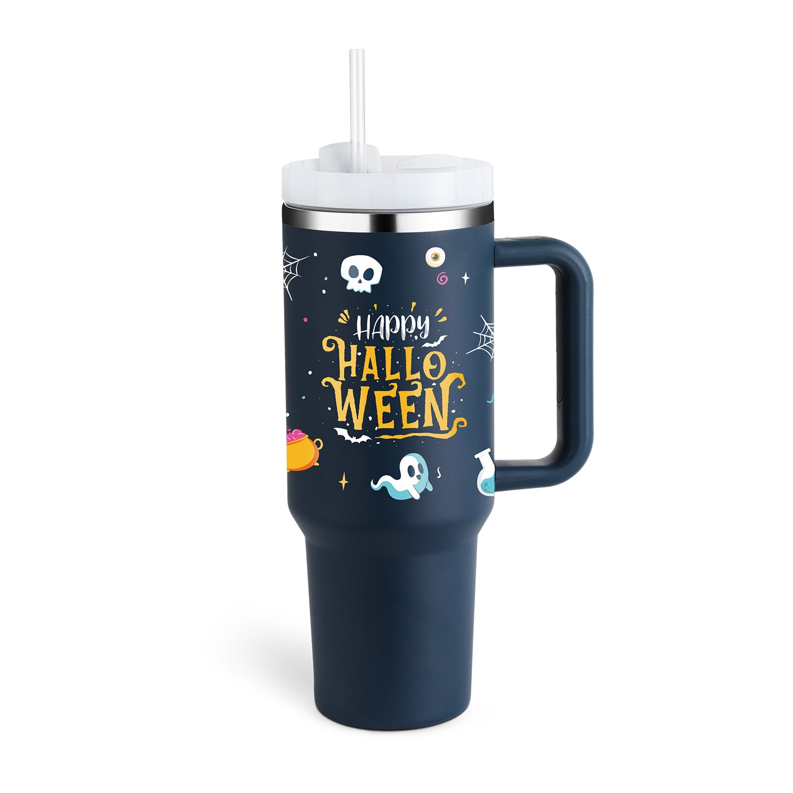 navy blue insulated tumbler