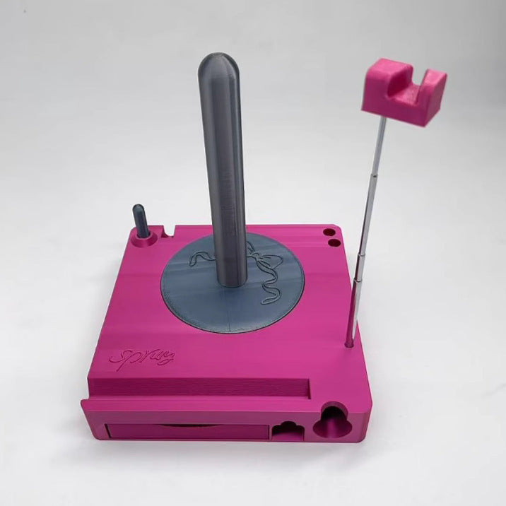 Cross-border Multi-Functional Yarn Spool Box Shiny Portable Multifunctional Yarn Shaft Box