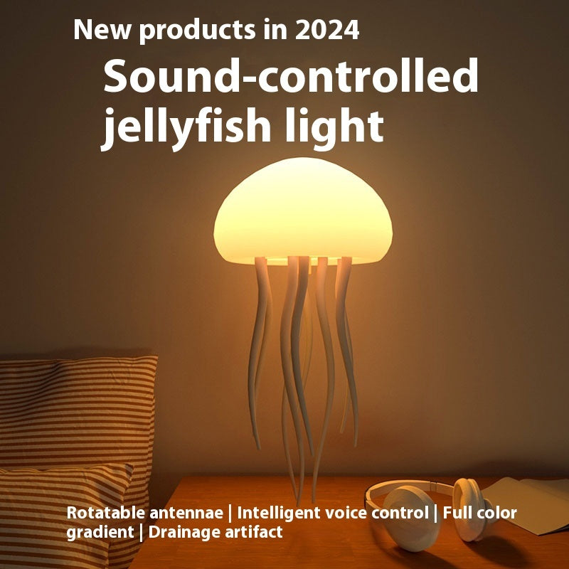Jellyfish Mood Lamp | LED Jellyfish Night Light for Home & Desk