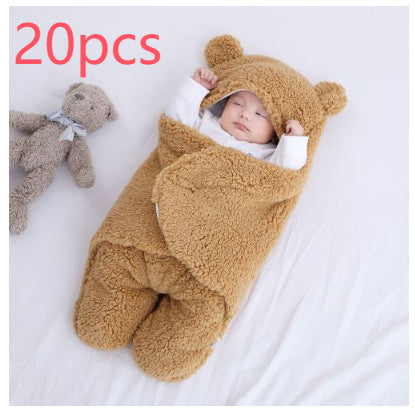 Baby Quilted Sleeping Bag Wrapper – Soft Cotton Blend Infant Swaddle Blanket