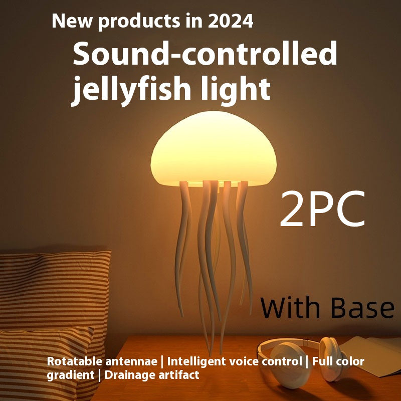 Jellyfish Mood Lamp | LED Jellyfish Night Light for Home & Desk