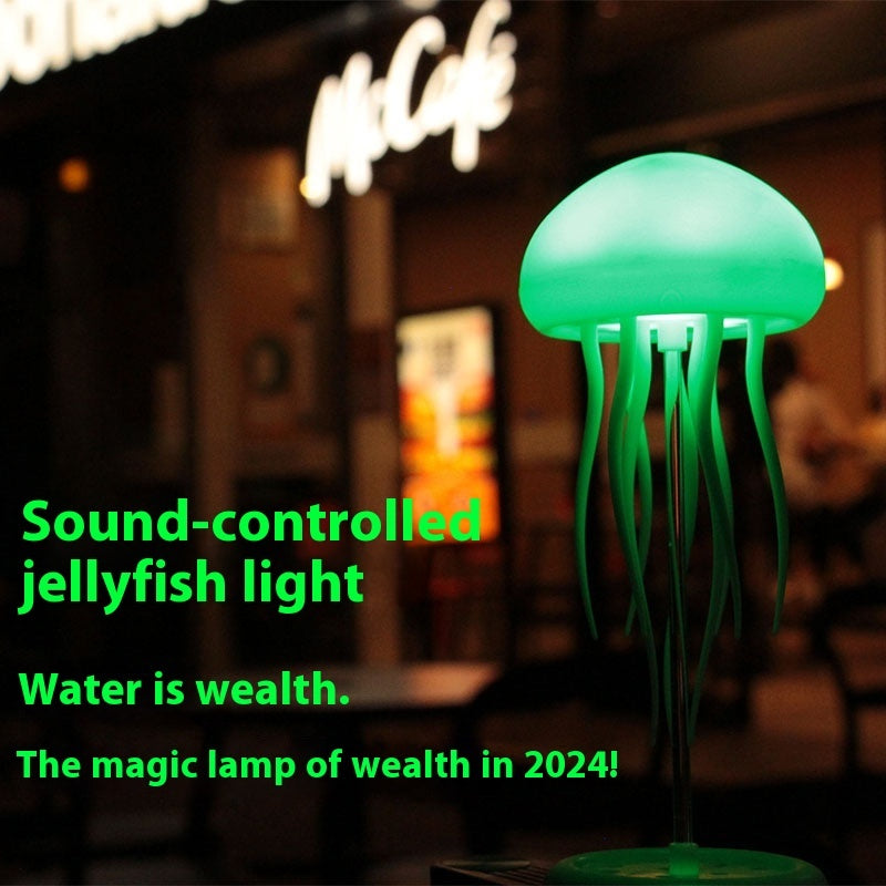 Jellyfish Mood Lamp | LED Jellyfish Night Light for Home & Desk