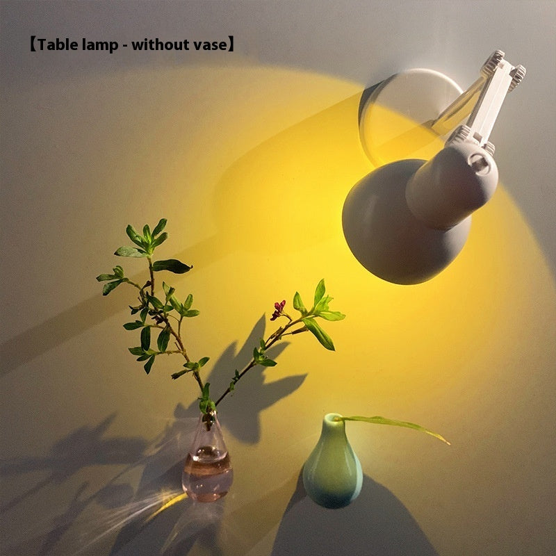 Table lamp without a vase on a neutral background