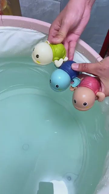 Cute Swimming Turtle Bath Toys for Kids Wind Up Toys for 1 Year Old Kids - Toys