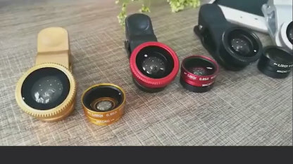 Fish Eye Len for Smartphone Lenses with Phone Clip - Electronics & Gadgets