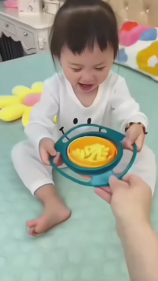 360 Degree Rotation Food Bowl - Baby Products